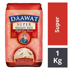 DAAWAT SUPER BASMATI RICE 1KG
