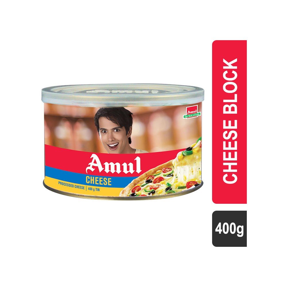 AMUL CHEESE 400GM TIN