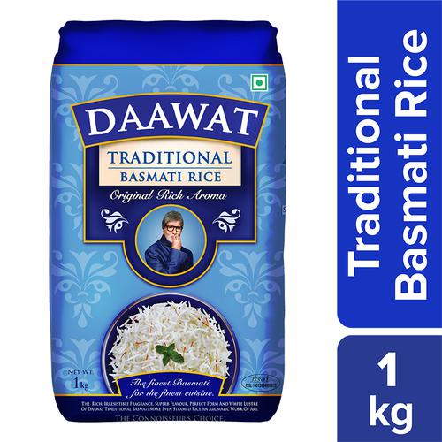 DAAWAT TRADITIONAL BASMATI RICE 1KG