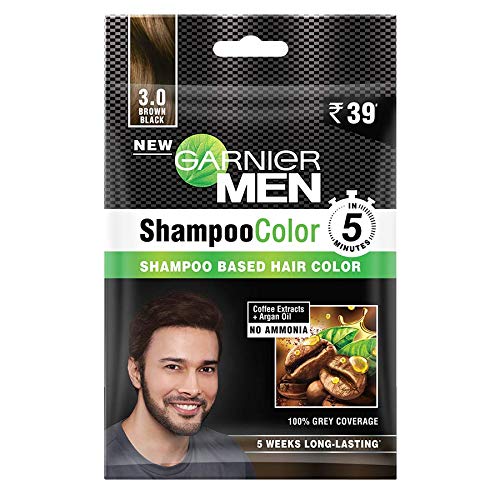 GARNIER MEN HAIR COLOUR BROWN BLACK 10ML+10ML PKT