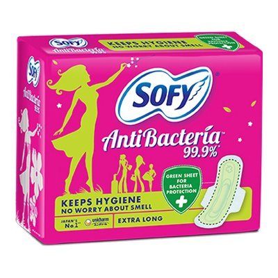 SOFY ANTI BACTERIA 30 PADS EXTRALONG