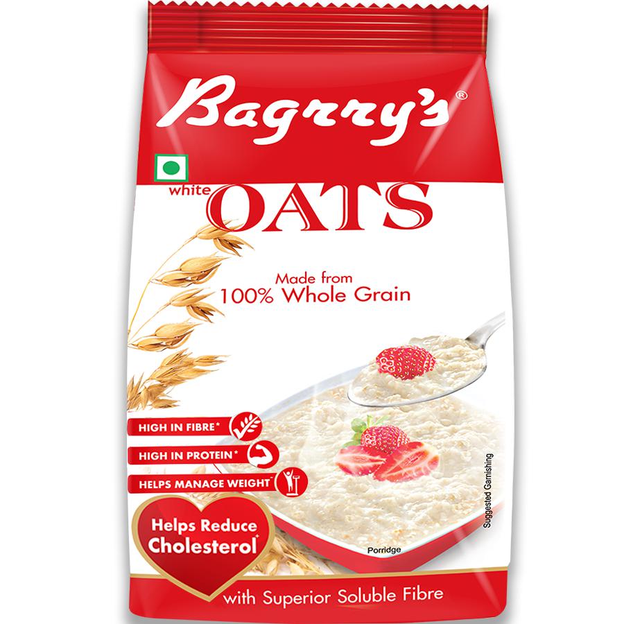 Baggrys White Oats 500gm pkt