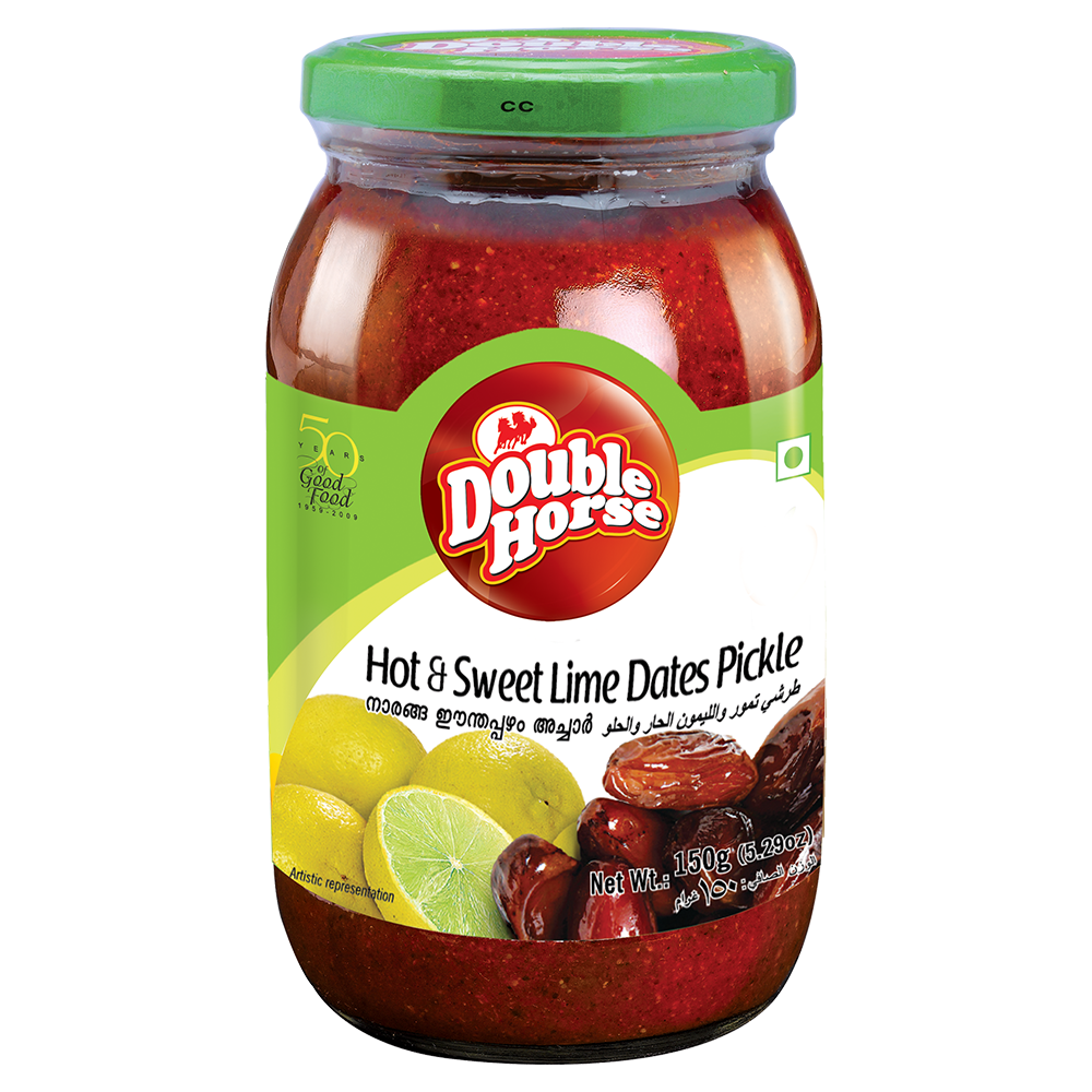 DOUBLE HORSE PICKLE HOT AND SWEET LIME DATES 400G