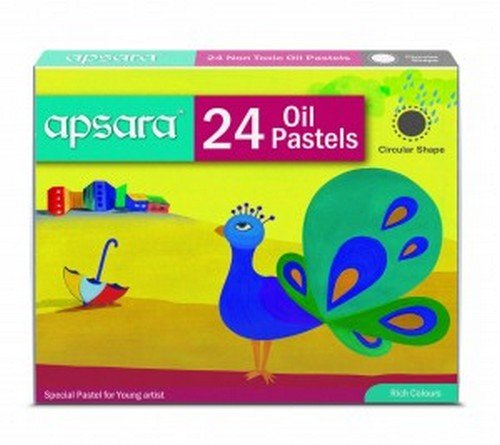 APSARA OIL PASTELS 24 SHADES