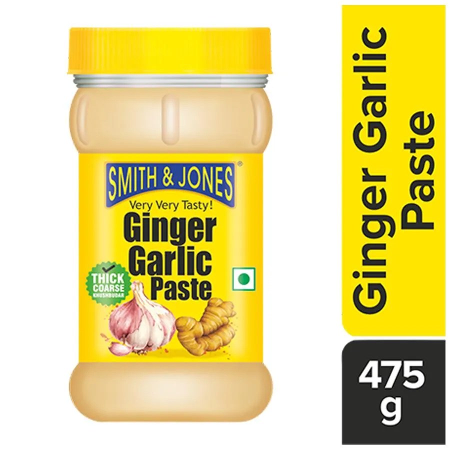 SMITH AND JONES GINGER GARLIC PASTE 475G