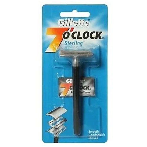 GILLETTE 7 O CLOCK STERLING