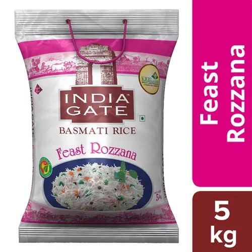 INDIA GATE BASMATI RICE FEAST ROZZANA 5KG
