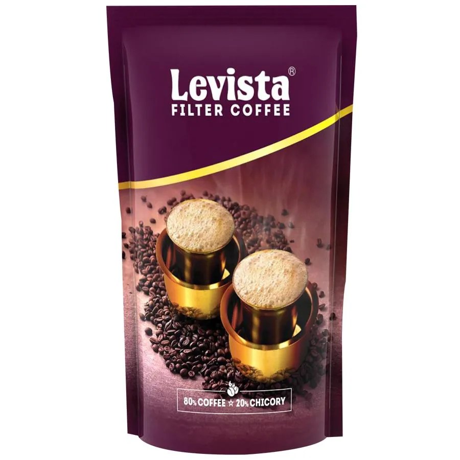 LEVISTA FILTER 80% COFFEE 20% CHICORY 200GM PKT