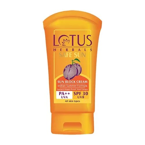LOTUS SAFE SUN SUN BLOCK CREAM SPF-30 50G