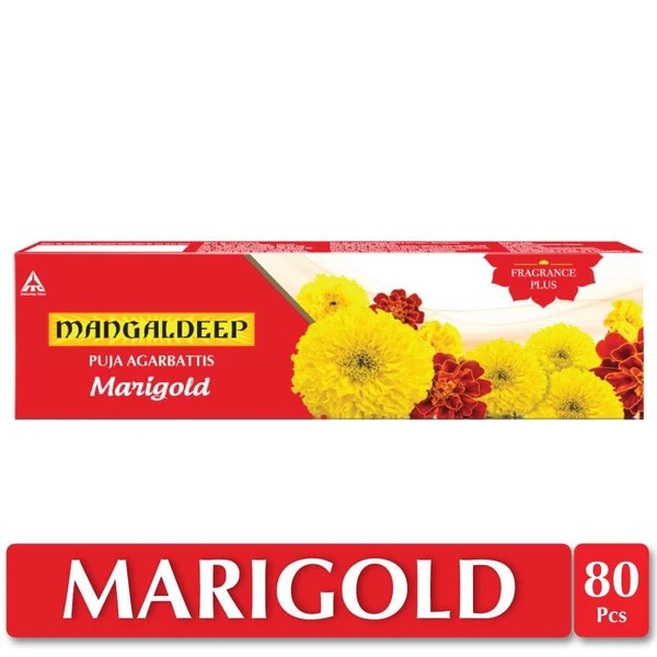 MANGALDEEP AGARBATTIS MARIGOLD 80 STICKS