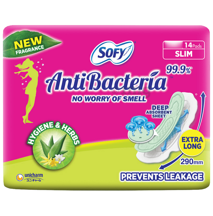 SOFY ANTI BACTERIA 14 PADS EXTRALONG