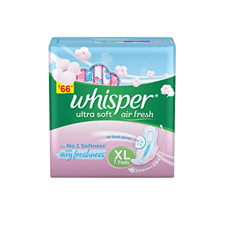 WHISPER ULTRA SOFT AIR FRESH XL 7PADS