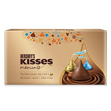 HERSHEYS KISSES CHOCOLATE GIFT PACK 129GM