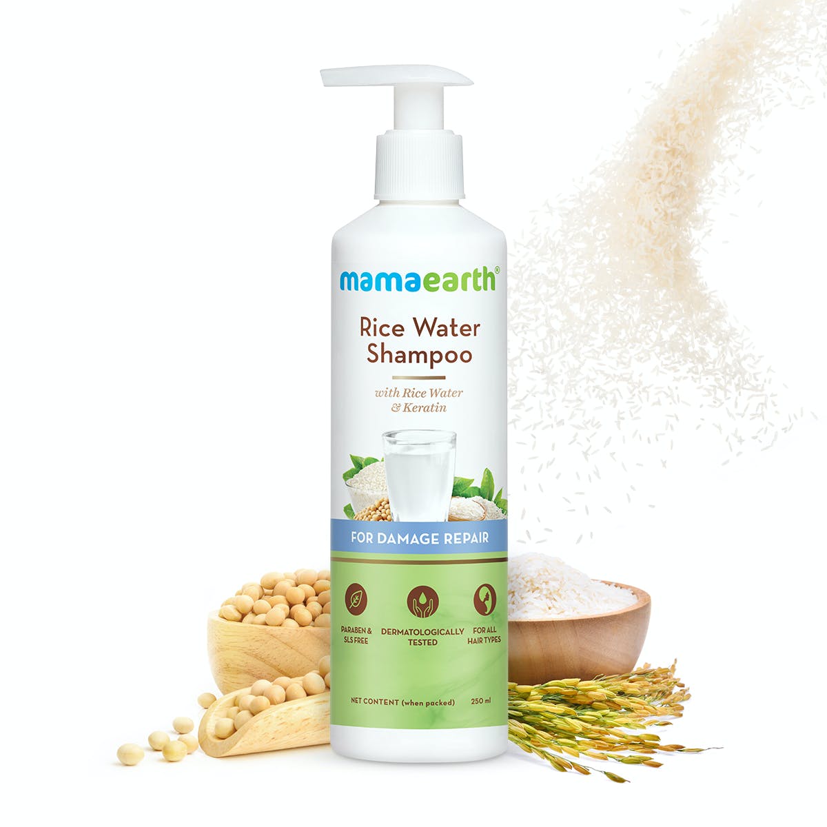 MAMAEARTH SHAMPOO RICE WATER 250ML