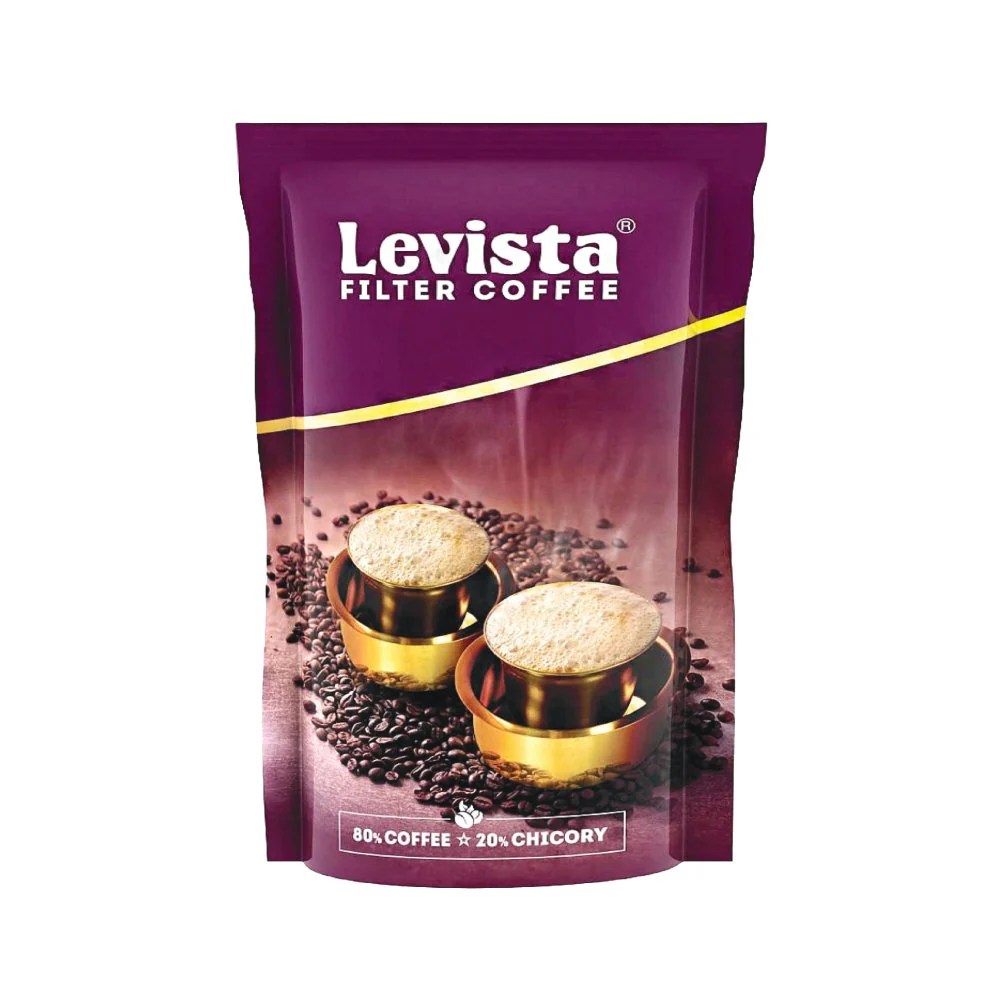 LEVISTA FILTER COFFEE 500GM PKT (80%coffee,20%chicory)
