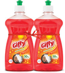 GIFFY DISH WASH ORANGE 500ML (1+1)