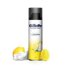 GILLETTE SHAVING FOAM LEMON 196gm