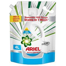 ARIEL MATIC LIQUID TL 4LTR POUCH