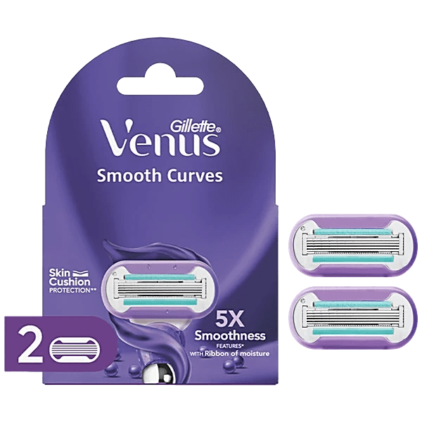 GILLETTE VENUS BLADES SMOOTH CURVES 5X 2N