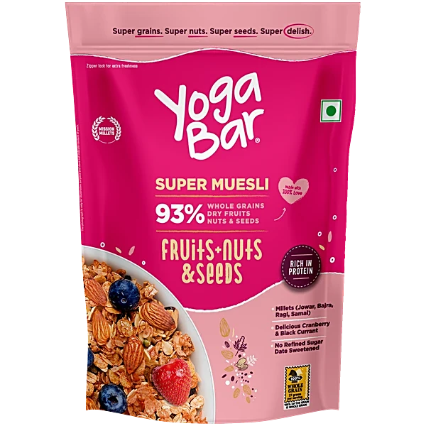 YOGA BAR MUESLI FRUITS NUTS SEEDS 400gm