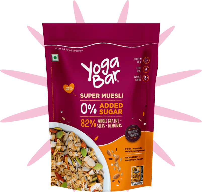 YOGA BAR MUESLI 0% ADDED SUGAR 82% ALM-SEEDS 700gm