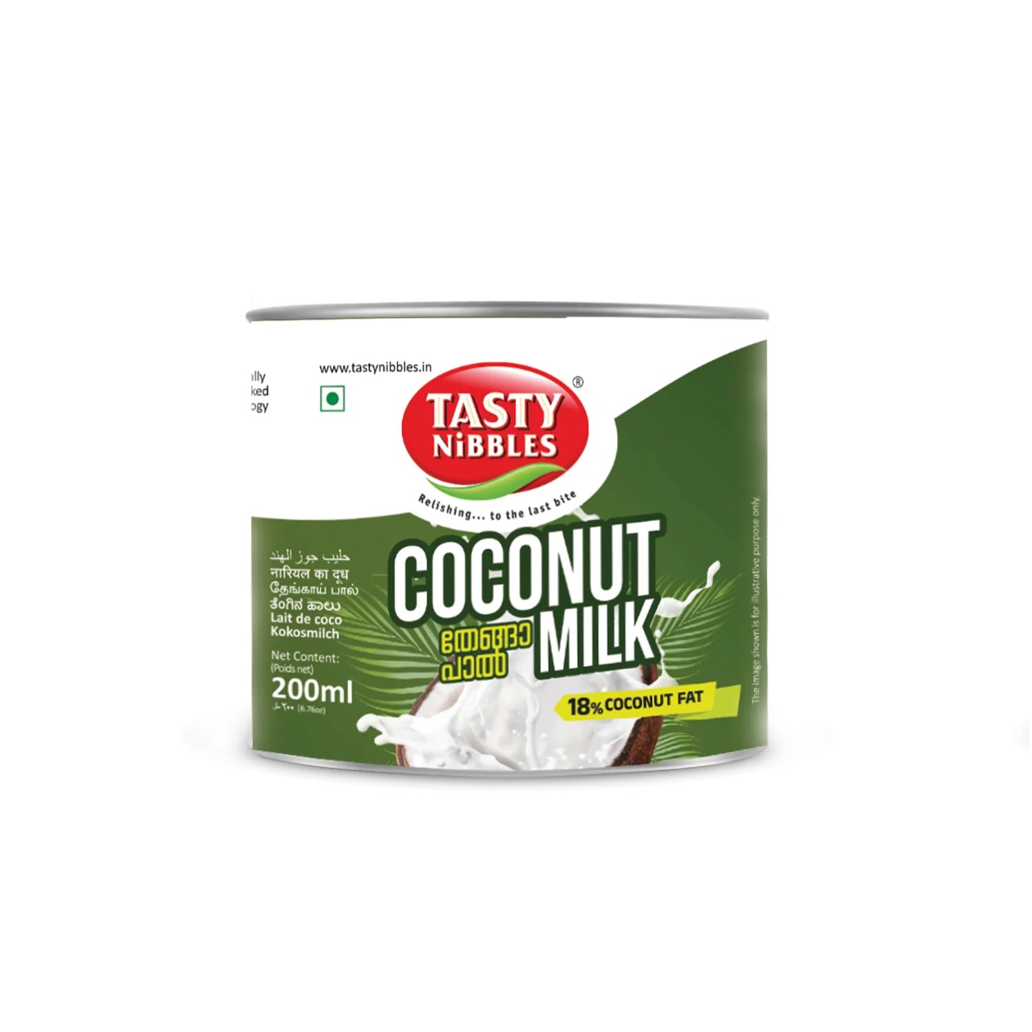 TASTY NIBBLES COCONUT MILK 200ml