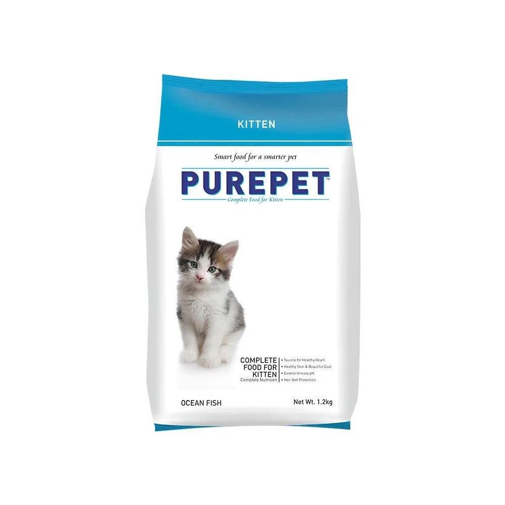PUREPET PEAK KITTEN OCEAN FISH 1.2KG (1+MONTH)