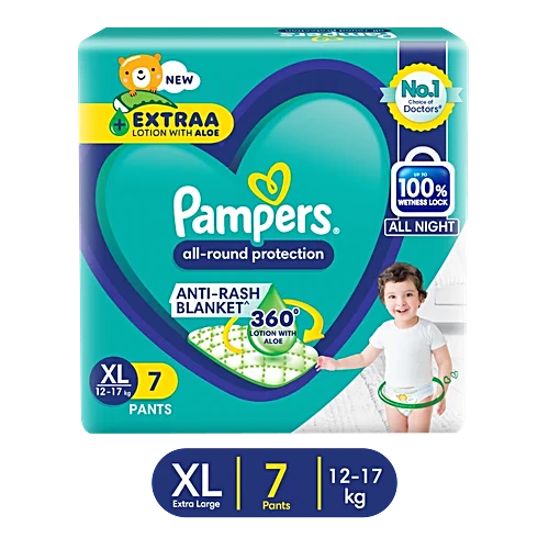 PAMPERS PANTS XL 7PCS