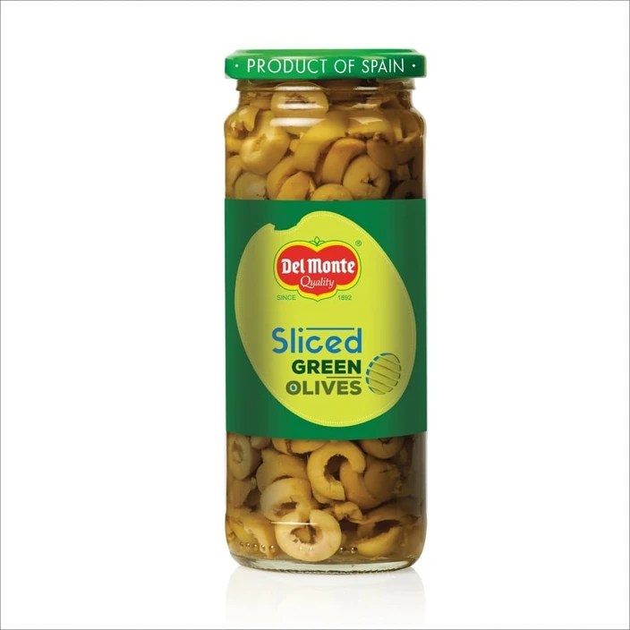 DEL MONTE SLICED GREEN OLIVES 114gm