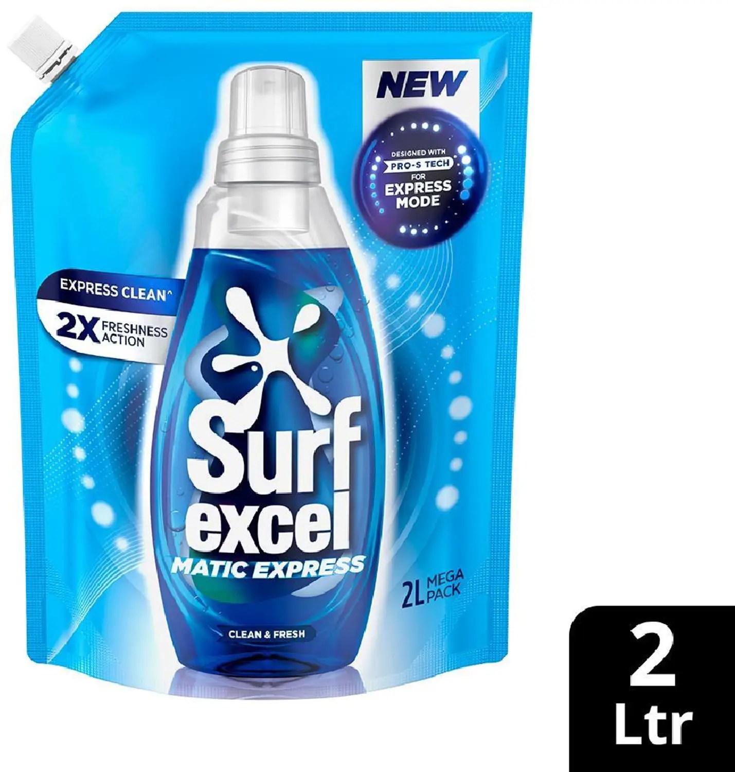 SURF EXCEL MATIC EXPRESS CLEAN FRESH 2LTR POUCH