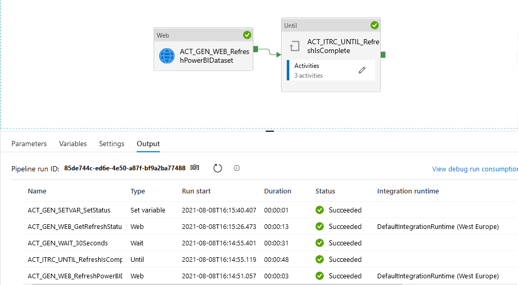 Refreshing a Power BI Dataset using Azure Data Factory – Seequality
