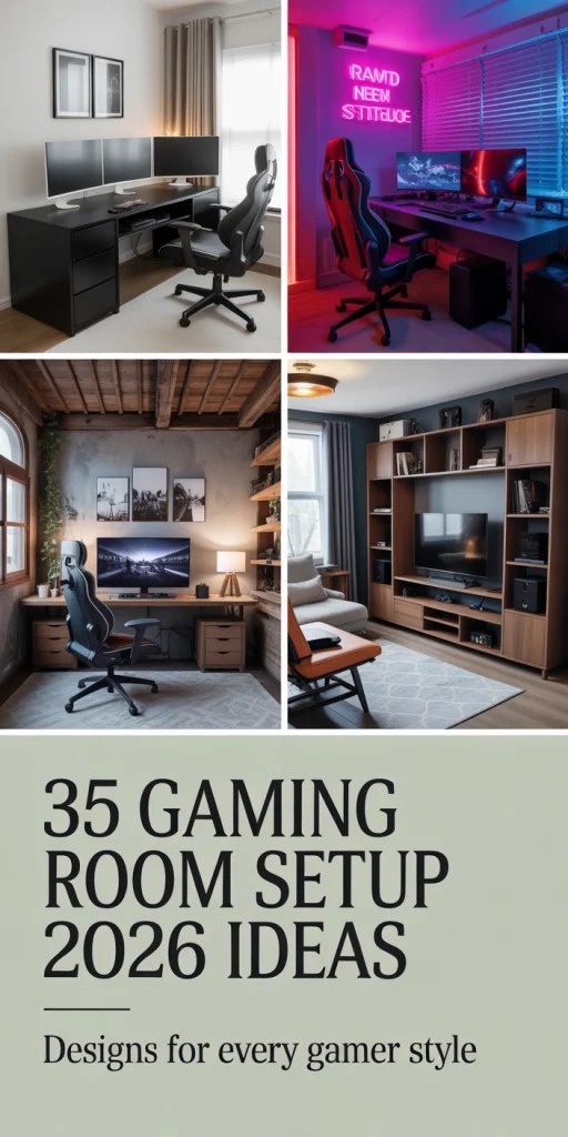 35 Gaming Room Setup 2026 Ideas That Redefine Cozy Minimalist And 44 1