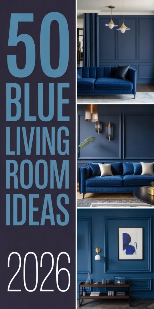 50 Blue Living Room Ideas For 2026 From Navy Elegance To Sky Blue 22 27