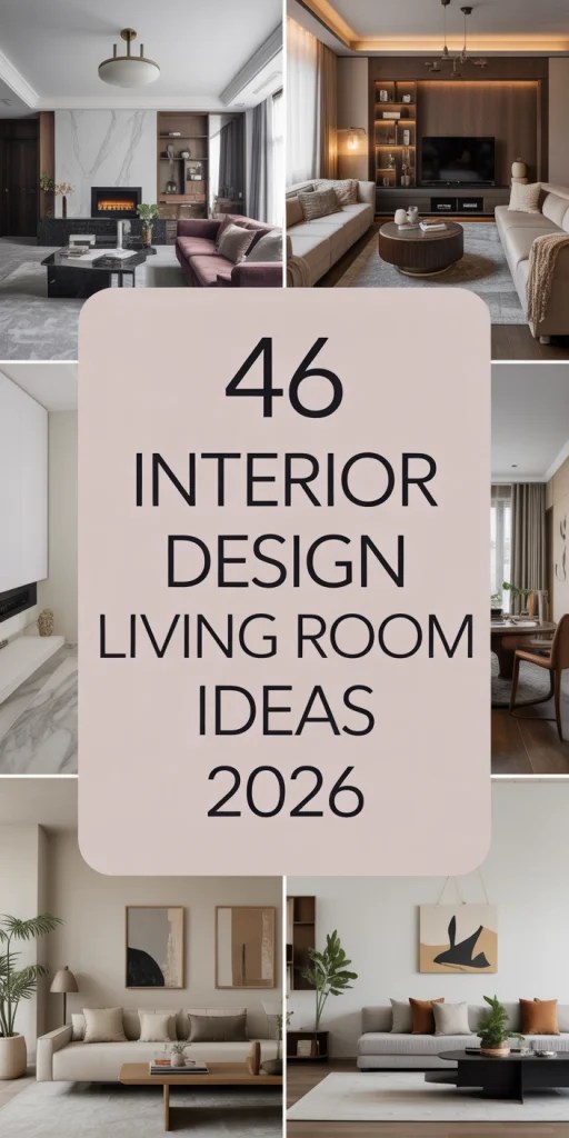 46 Stunning Interior Design Living Room Ideas For 2026 That Will 44 9