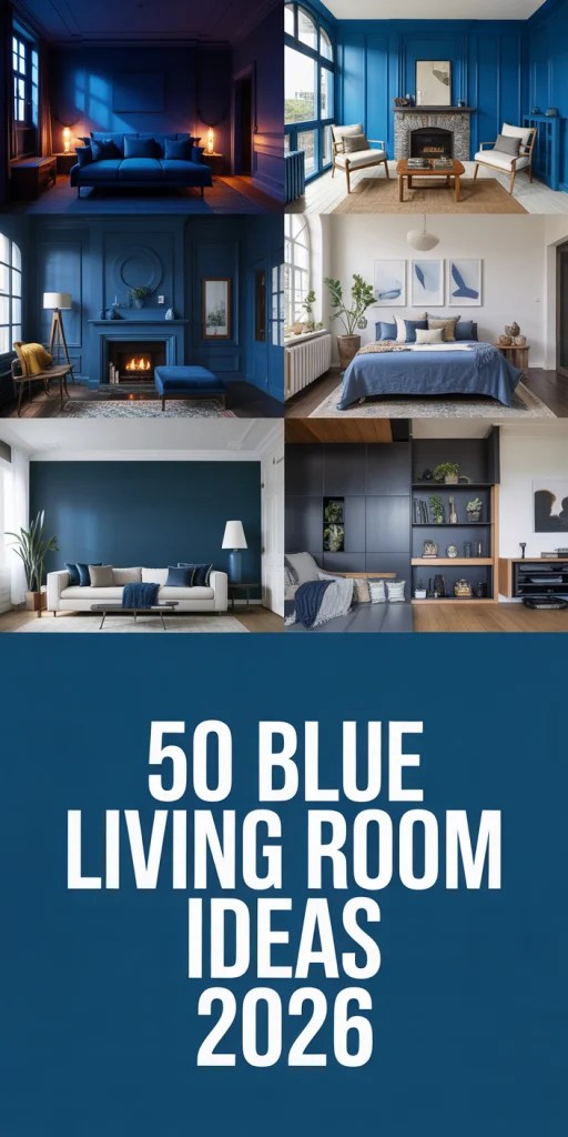 50 Blue Living Room Ideas For 2026 From Navy Elegance To Sky Blue 55 7