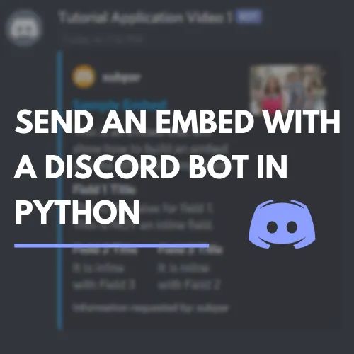 Python Discord Py Discord Embed From Dict Not Creating An Embed Properly Stack Overflow - Artistic Dark Picture - 4K