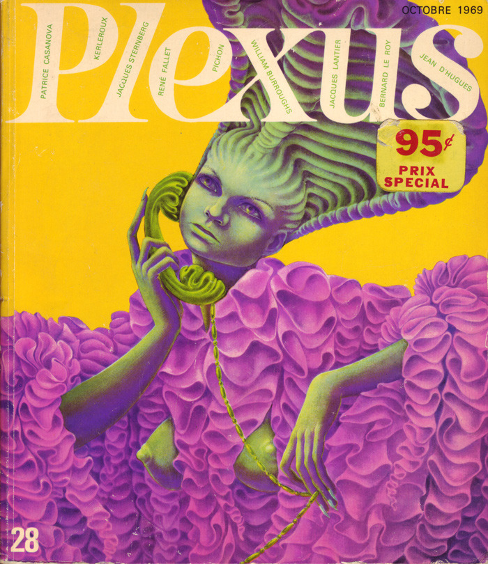 Surreal and psychedelic covers of 70s French magazine Plexus