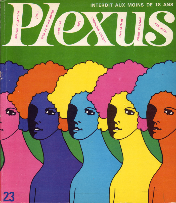 Plexus 雑誌 25冊セット アート ビンテージ Surreal and psychedelic covers of 70s French magazine Plexus
