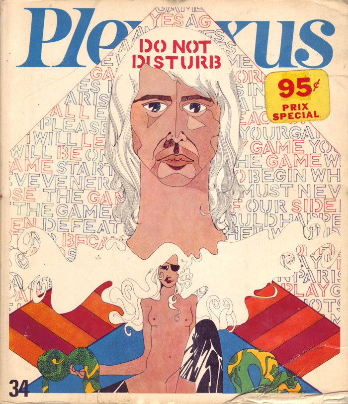 Surreal and psychedelic covers of 70s French magazine Plexus