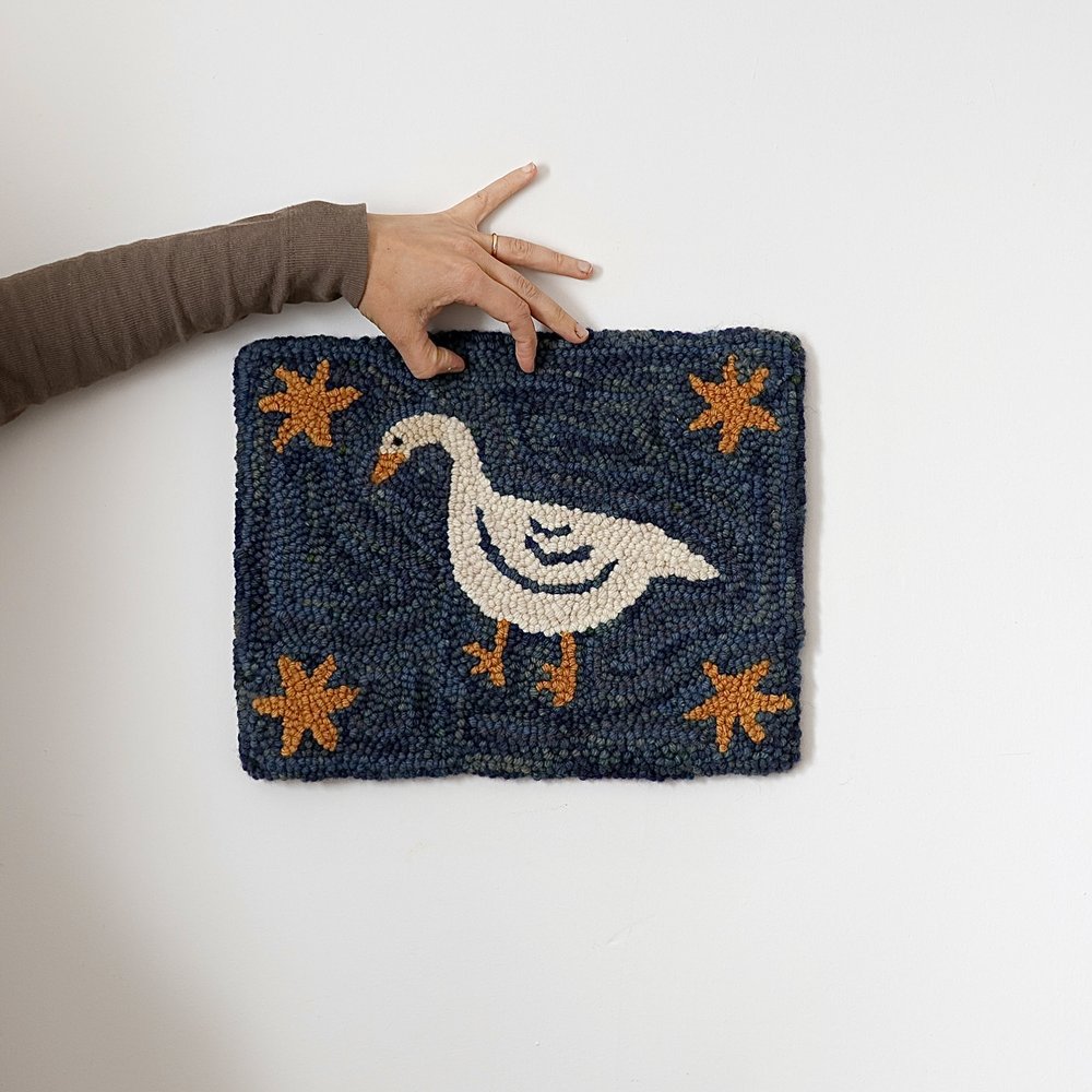 Textile Artist Crystal Ross Makes Incredible Folk Art Rugs the Old