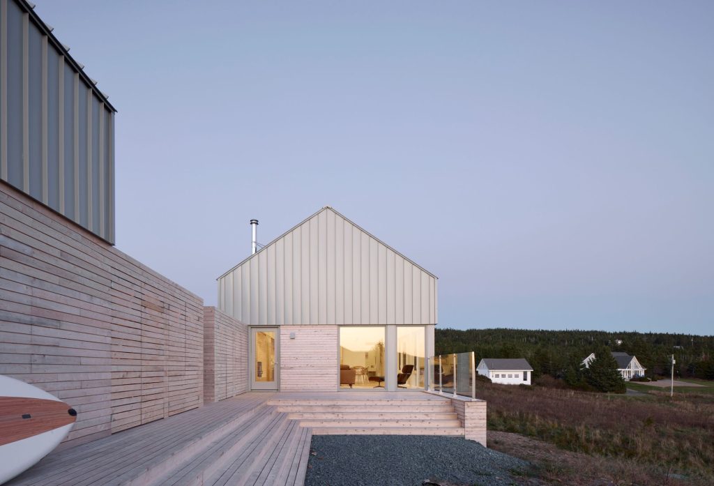 A House in deepest Nova Scotia Both Blends in and Stands Out