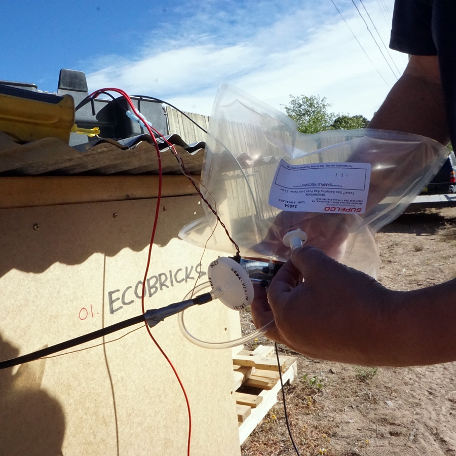 Emissions testing with LANL.