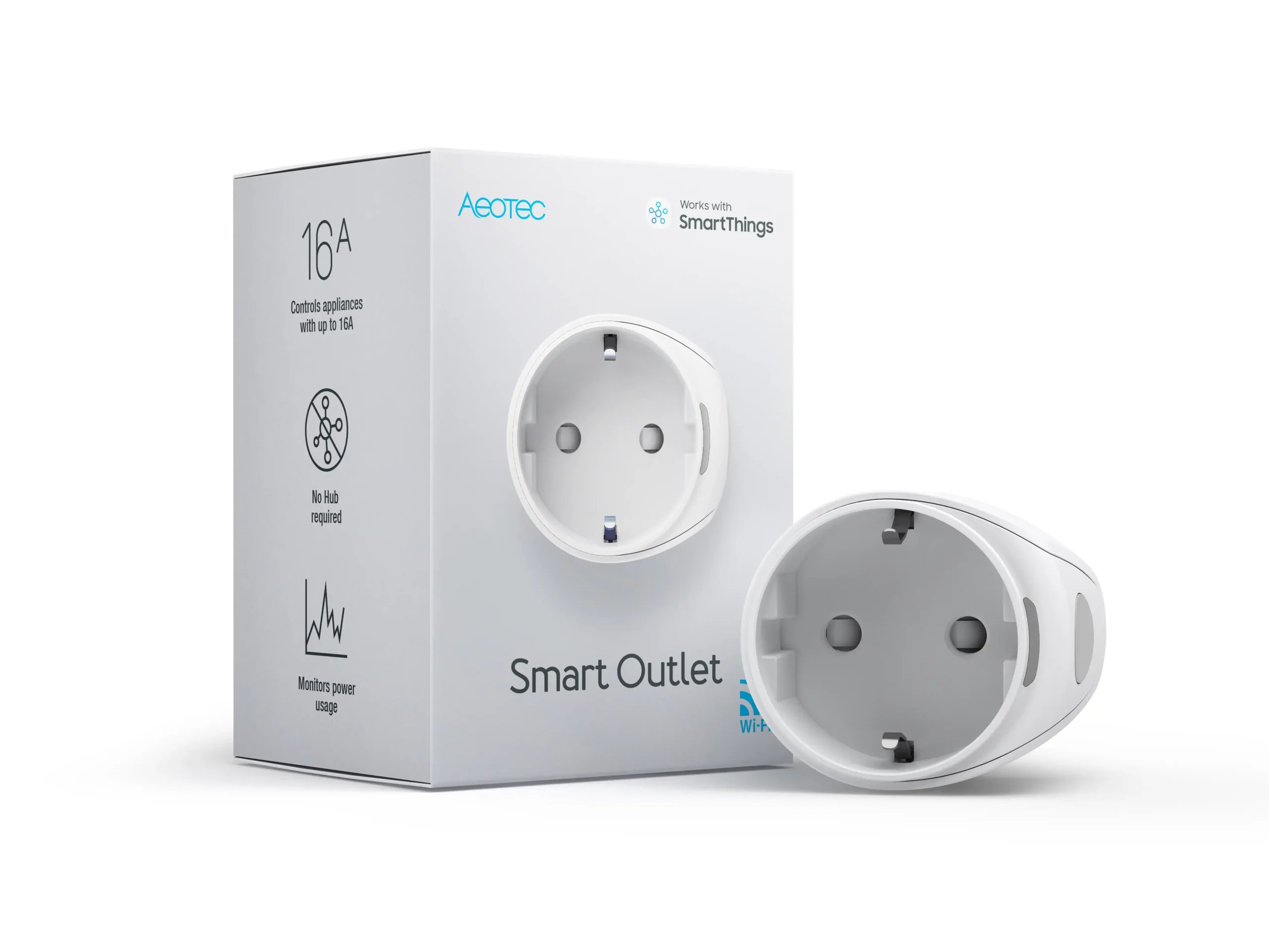 Aeotec Smart Outlet Type F Wi-Fi - planitpower - 1
