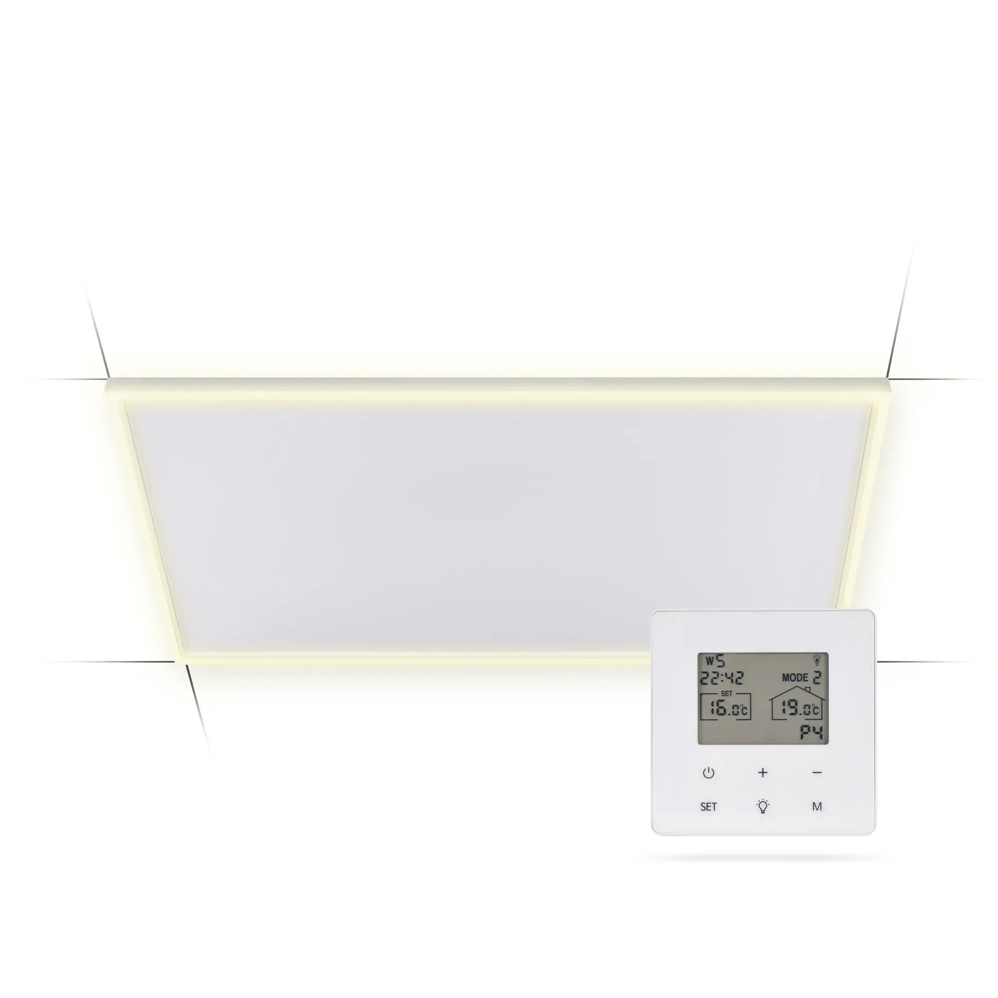 Termofol TF-SP400 Infrared Heating Panel with LED Lighting and Built-in Thermostat