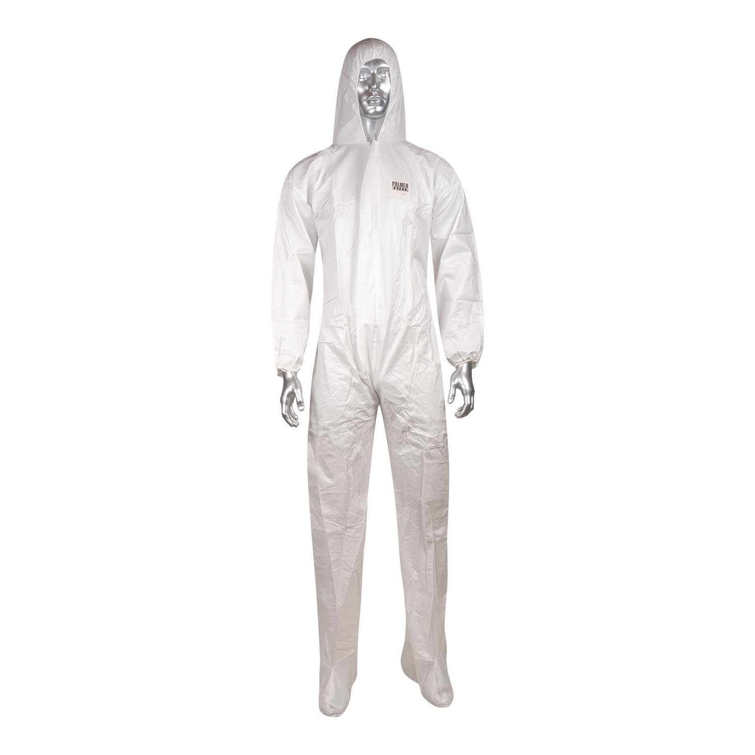 White Microporous Disposable Coveralls with Hood and Booties