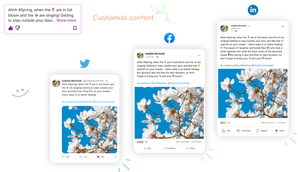 Ai Powered Social Media Scheduler Use Ai Content Assistant To Simplify