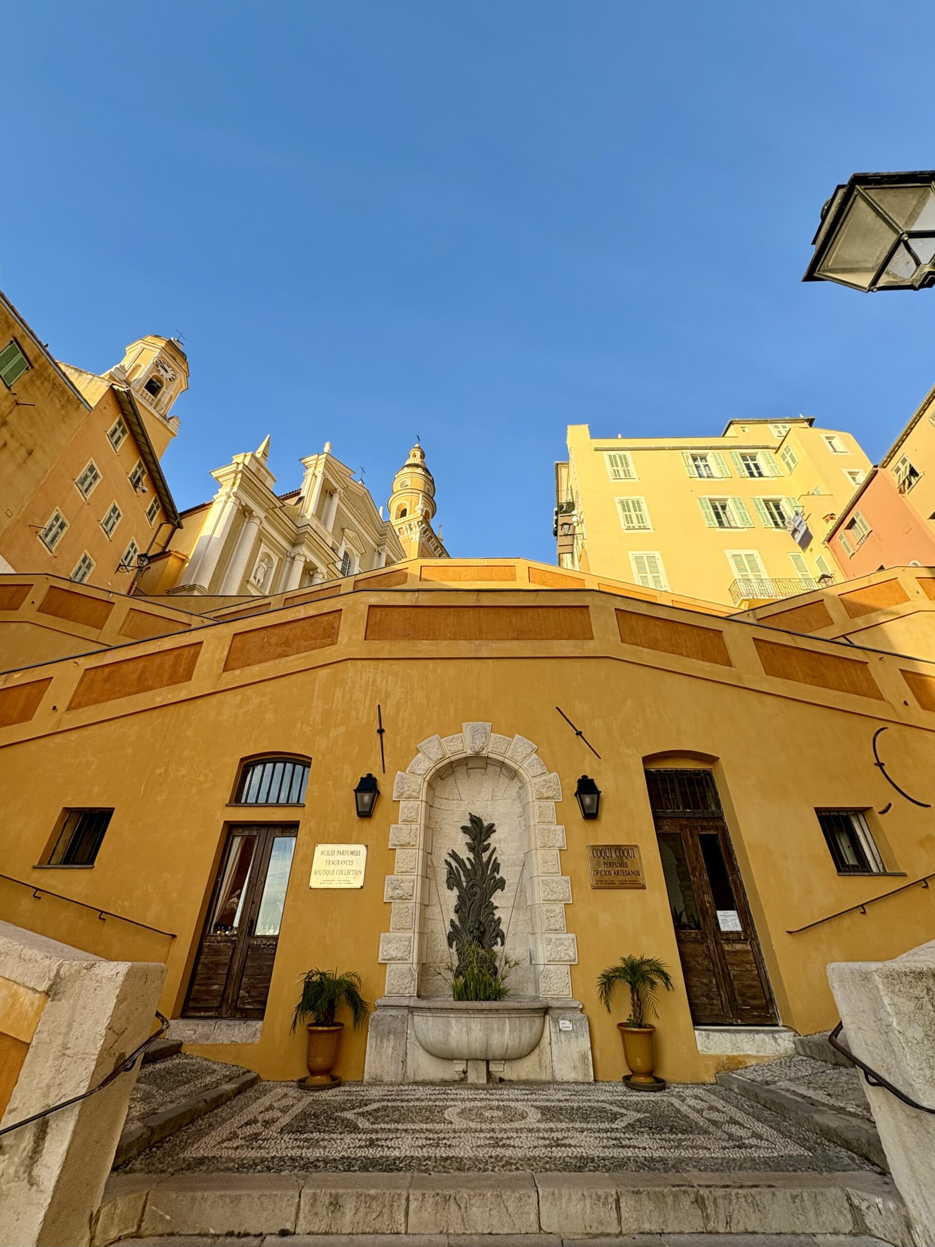 Les Rampes Saint-Michel (Menton's famous staircase)