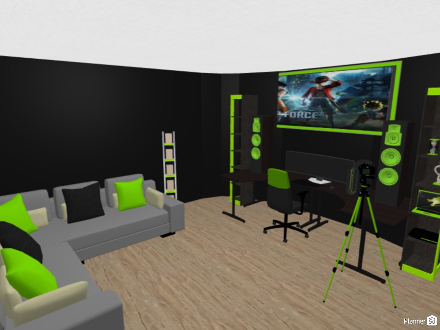 Compare planner 5d vs homestyler vs roomstyler vs sweet home 3d in interior design software category based on 18 reviews and features, pricing, . Gaming room - Free Online Design | 3D Studio Floor Plans