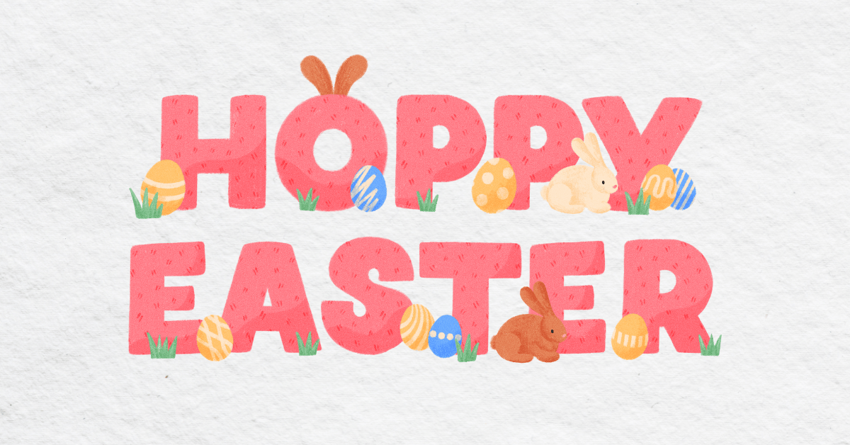 Free Editable Easter Bunny Letter for Kids Canva Template
