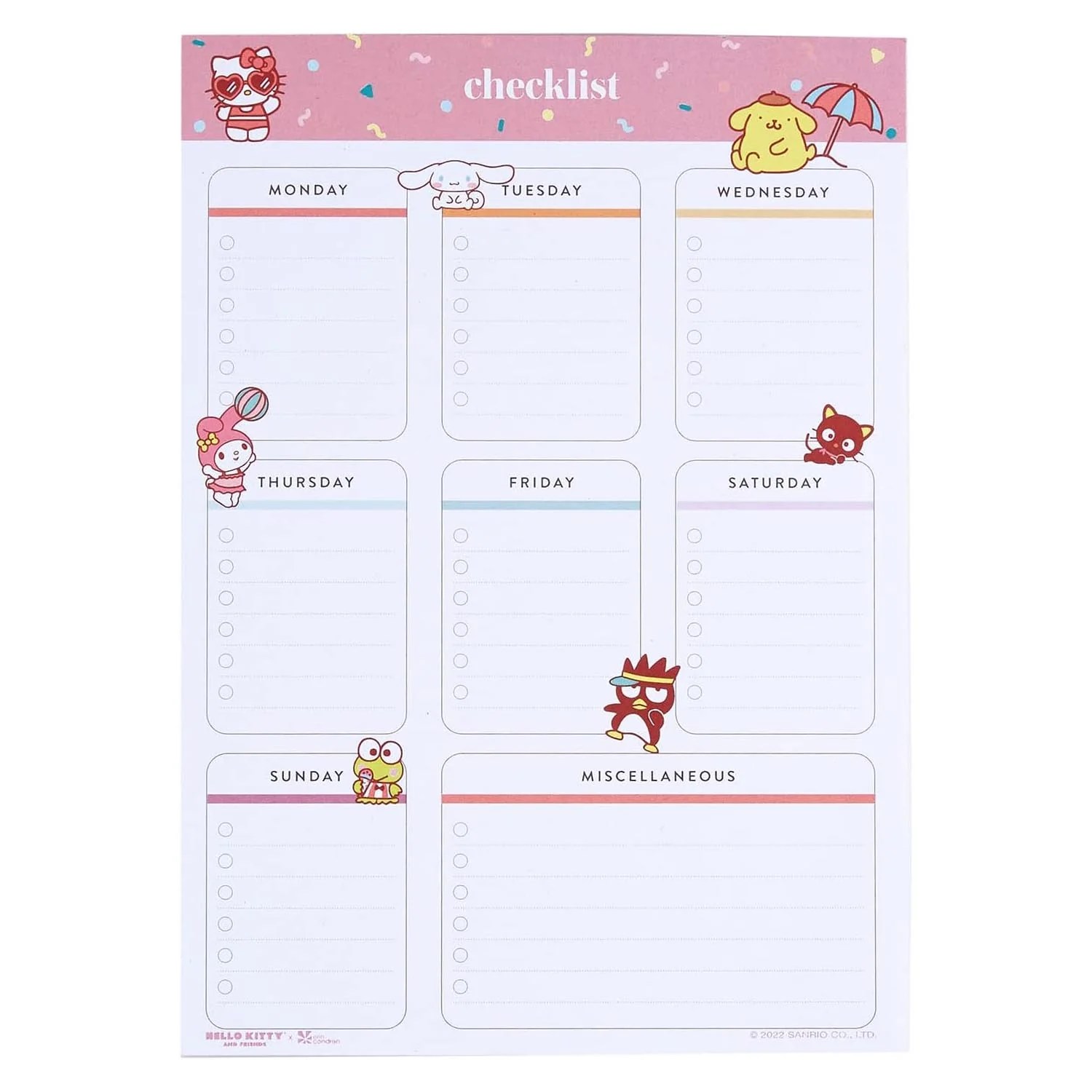 Custom Checklist Notepad Erin Condren - High Resolution Landscape Designs for Desktop